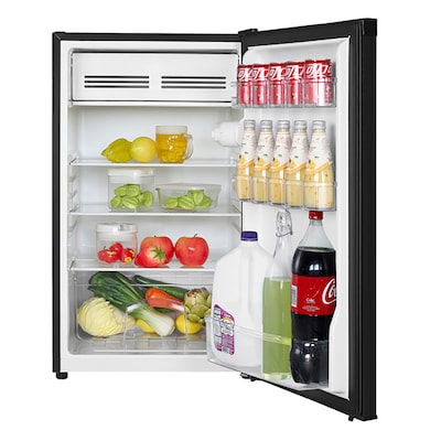Magic Chef Compact Refrigerator with Surge Protector, 4.4-Cu. Ft., Black (KITMCP332207)