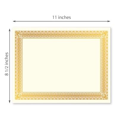 Geographics Gold Foil Certificats, Seals, and Covers Set, 75 Pieces/Set (49994)