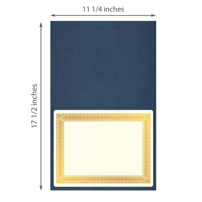 Geographics Gold Foil Certificats, Seals, and Covers Set, 75 Pieces/Set (49994)