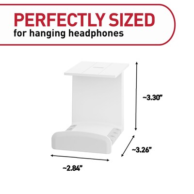 Command Headphone Hanger, White (17309-ES)