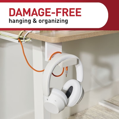 Command Headphone Hanger, White (17309-ES)