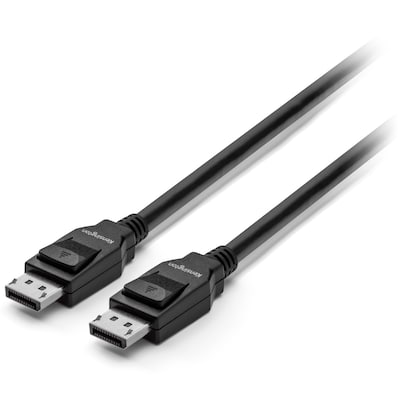 Kensington 6 ft. DisplayPort to DispayPort Audio/Video Cable, Male to Male, Black (K33021WW)