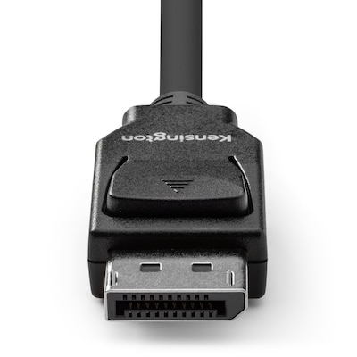 Kensington 6 ft. DisplayPort to DispayPort Audio/Video Cable, Male to Male, Black (K33021WW)