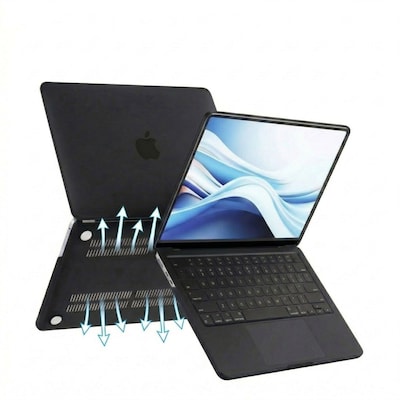 TechProtectus Essential Matte Black Case for MacBook Neo 13" (2026) with Keyboard Cover, Black (TP-BK-NEO13)