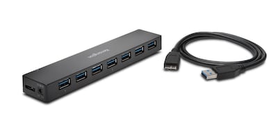 Kensington 7-Port USB 3.0 Hub, Black (K39123AM)