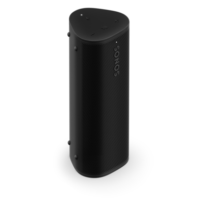 Sonos Wireless Bluetooth Roam 2 Portable Smart Speaker, Waterproof, Black (ROAM2US1BLK)