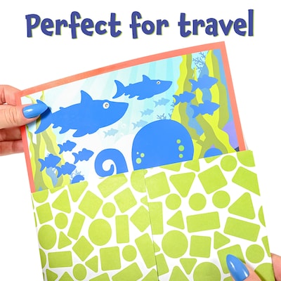Ready 2 Learn Magic Scratch Paper, Sea-Life, 8.25" x 8.25", Multicolored, 10 Boards/Pack, 2 Packs/Bundle (CE-10153-2)