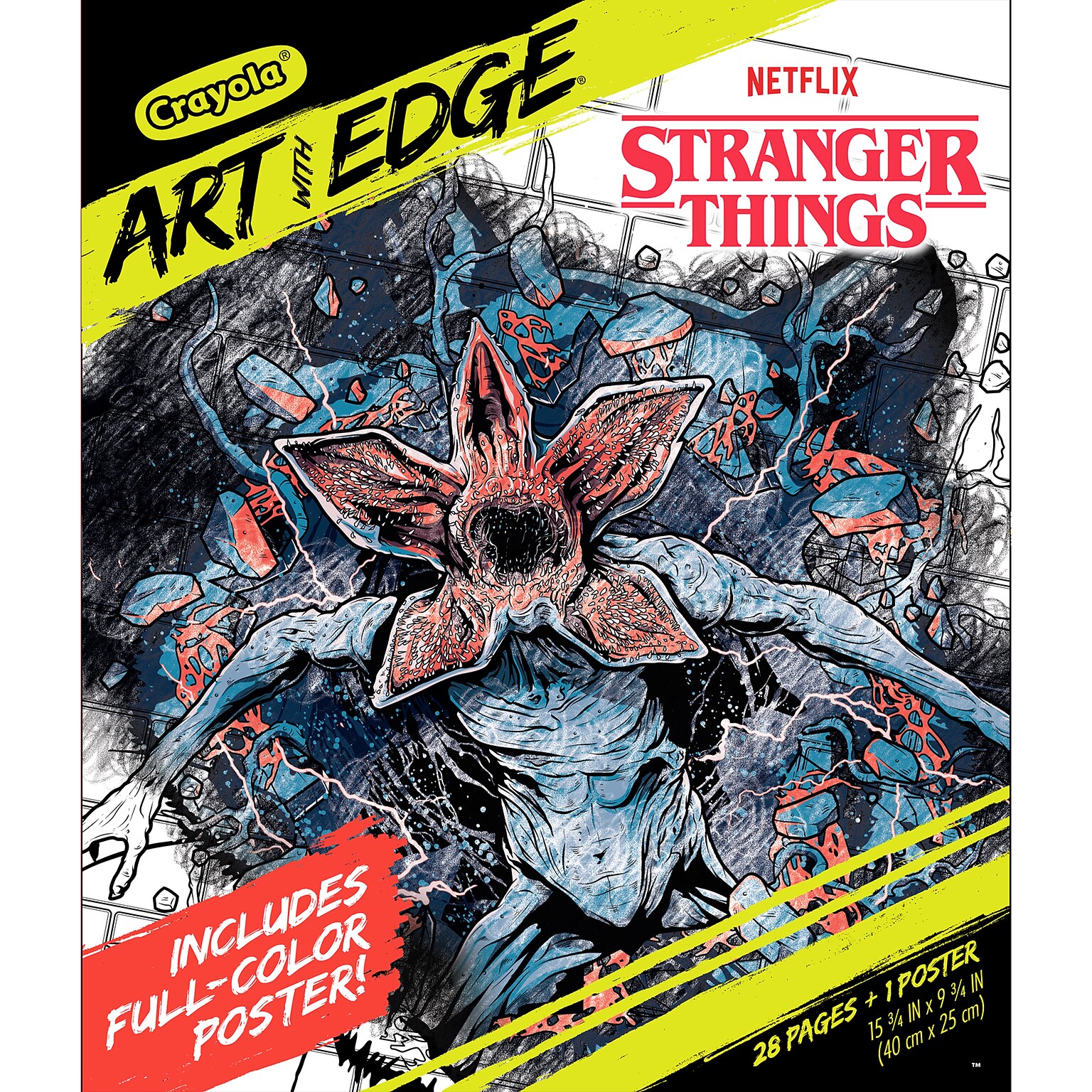 Crayola Art With Edge Stranger Things, 28 Pages (BIN041286)