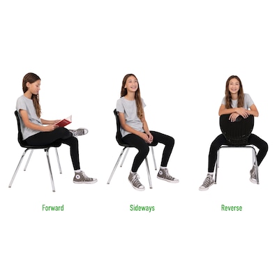 Correll 60" Round Activity Table Set, Height Adjustable, Frosty White (AP1-A60DERND-80-09-09-6-18)