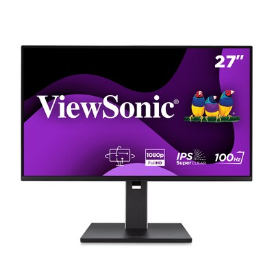 ViewSonic 27 FHD 100Hz LED Monitor, Height Adjustable, Black (VG2751)