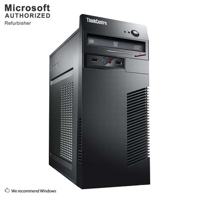 Lenovo ThinkCentre M72E Tower Refurbished Desktop Computer, Intel i5-3570, 8GB RAM, 2TB HDD, (S18VFTLEDT02P16)