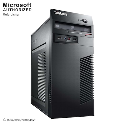 Lenovo ThinkCentre M72E Tower Refurbished Desktop Computer, Intel® Core™ i5-3470, 12GB Memory, 2TB HDD (S18VFTLEDT02P22)