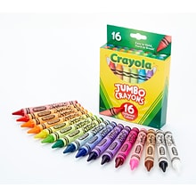 Crayola Jumbo Crayons, 16/Pack (52-0390)