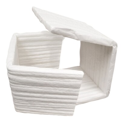Quill Brand 14 x 14 x 20 Pallet Cover, White, 17/Carton (BDFC1640)