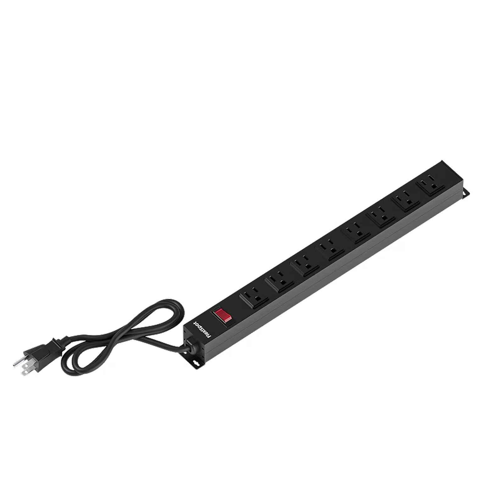FlexiSpot 8-Outlet Powerstrip, Black (PS035B)