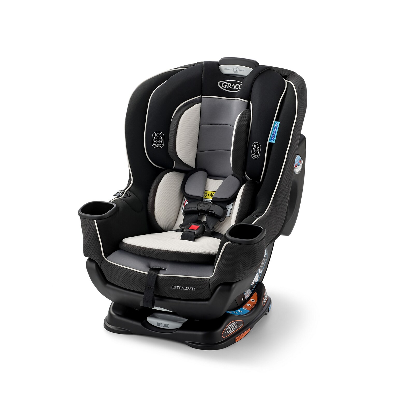 Graco Extend2Fit Convertible Car Seat, Gotham (2216092)