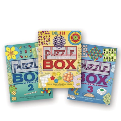 S&S Puzzle Box Activity Book, 96 Pages, 3 Books/Set (19542)
