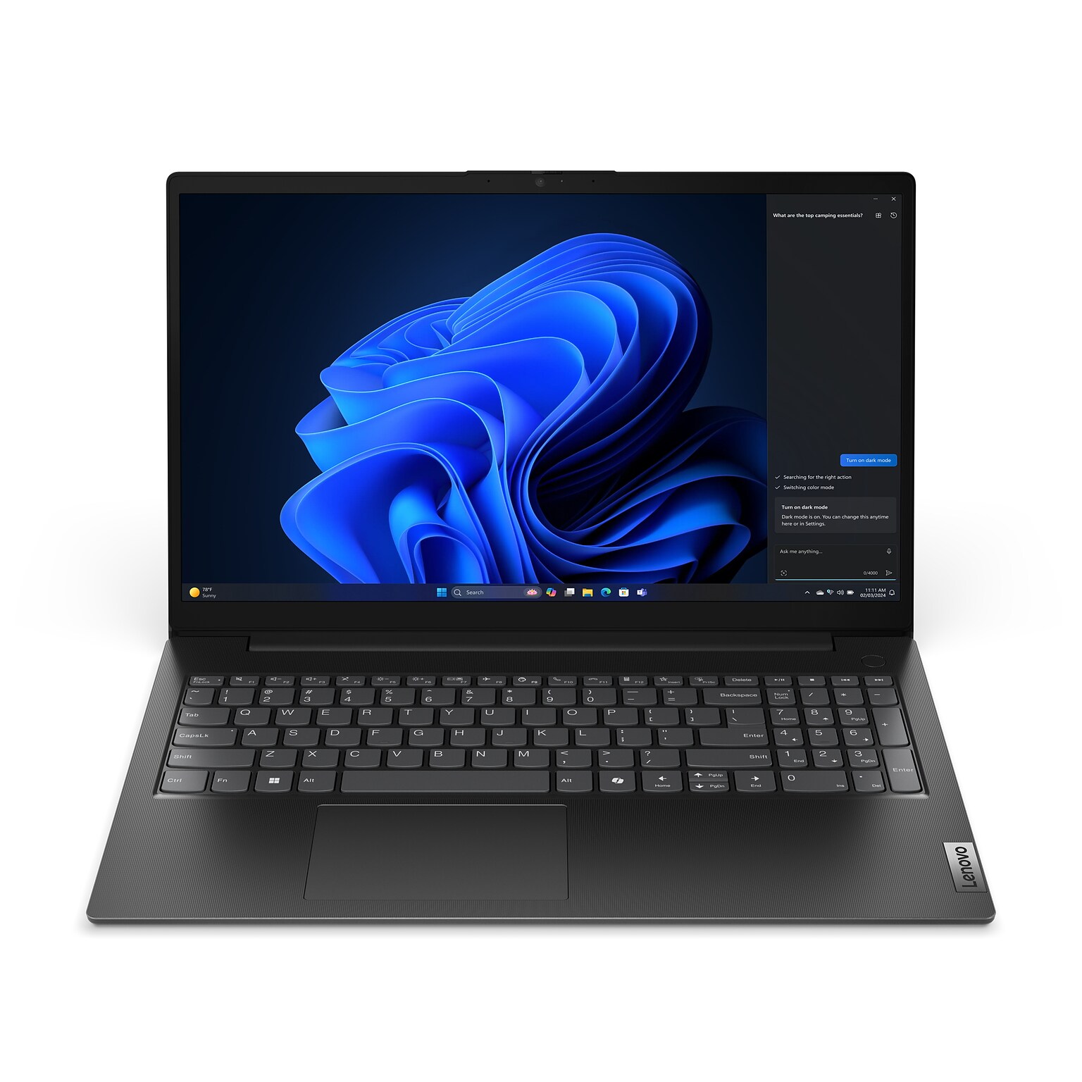 Lenovo V15 G5 15.6 Laptop, Intel Core i3-1315U (2023), 8GB RAM, 512GB SSD, Windows 11 Home (83GW00GCUS)