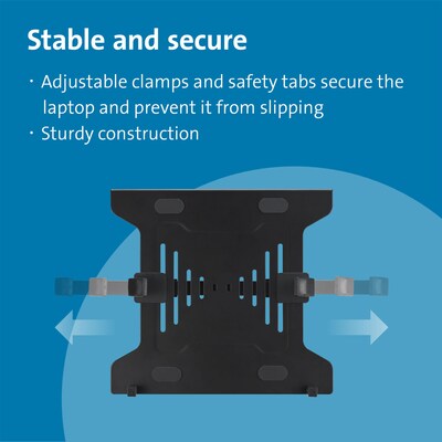 Kensington Universal Laptop Holder for Monitor Arms, Black (K53801WW)