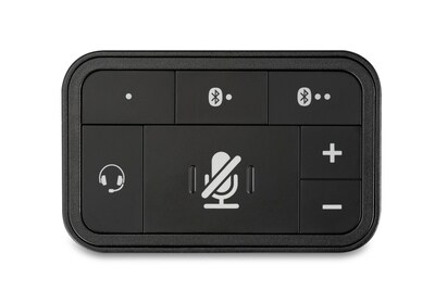 Kensington Universal 3-in-1 Pro Audio Headset Switch, Black (K83300WW)
