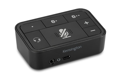 Kensington Universal 3-in-1 Pro Audio Headset Switch, Black (K83300WW)