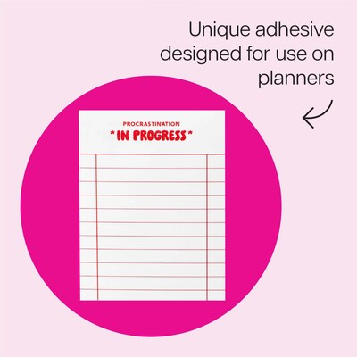 Post-it Mini List Notes, 2.9" x 3.8", 75 Sheets/Pad (SPE-34P-6)
