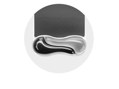 Kensington Duo Gel Mouse Pad Wrist Rest, Black/Gray (K62399US)