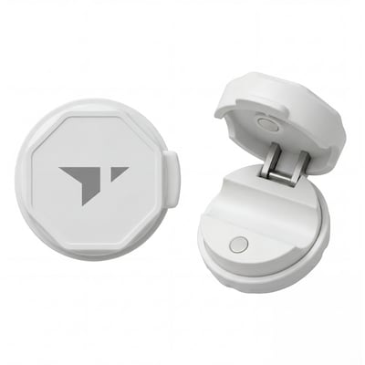 Turonic Cable Clips, White, 6/Pack (CC1-W)