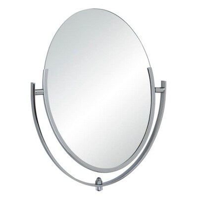 Nahanco Double-Sided Countertop Oval Mirror, Chrome (Q61014)