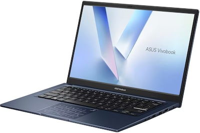 ASUS Vivobook X1404VA 14 Laptop, Intel Core i3-1315U, 8GB RAM, 128GB SSD, Windows 11 Home in S Mode (X1404VA-V14.I38128)