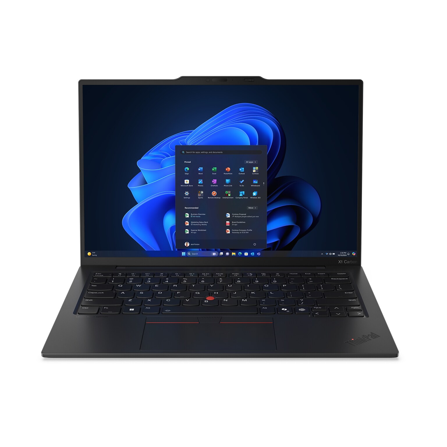 Lenovo ThinkPad X1 Carbon Gen 13 14 Laptop, Intel Core Ultra 7 255H, 32GB RAM, 1TB SSD, Windows 11 Pro (21NYSAVE00)