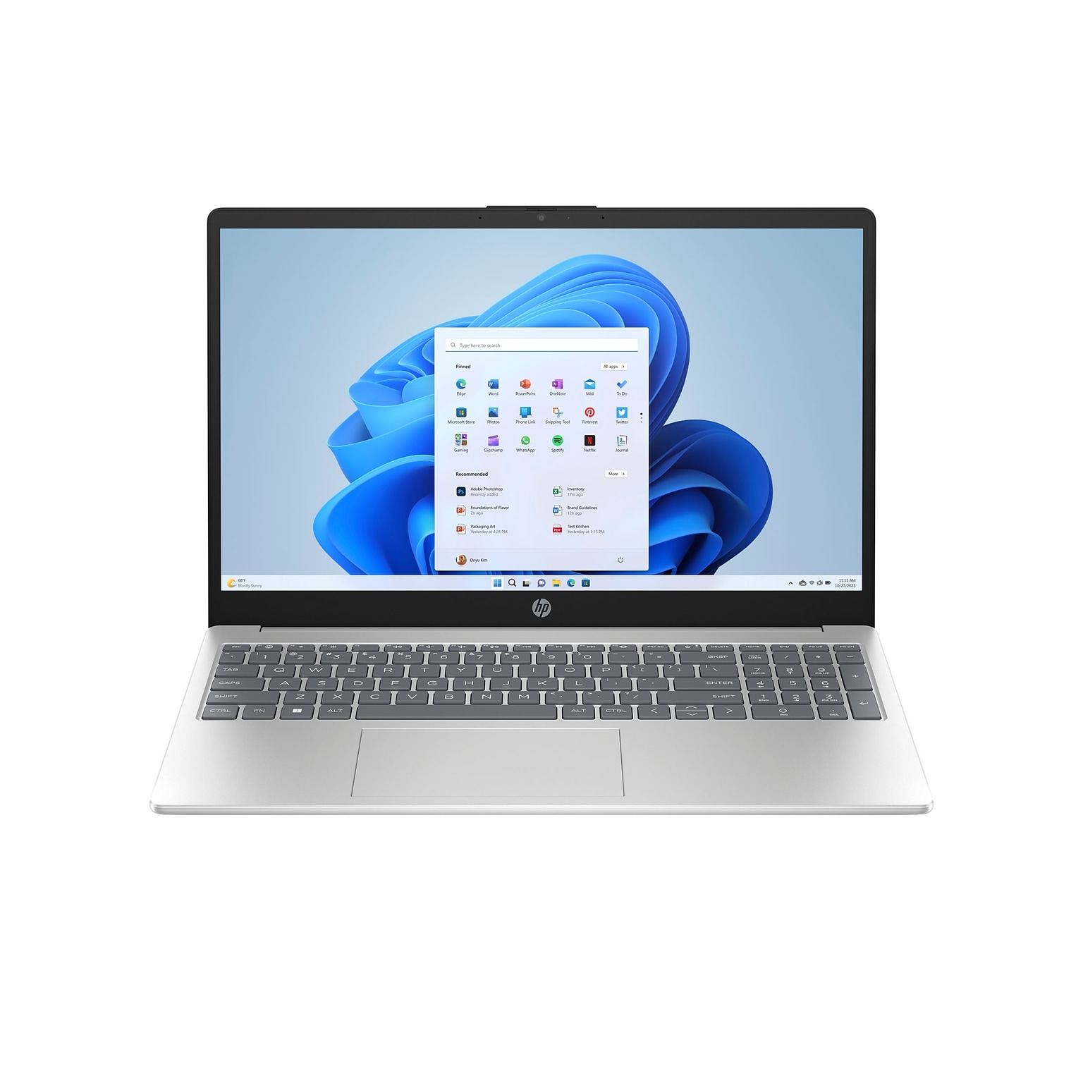 HP 15-fc0146dx 15.6 Touchscreen Laptop, AMD Ryzen 5 7520U, 8GB RAM, 512GB SSD, Windows 11 Home (C0CL9UA#ABA)
