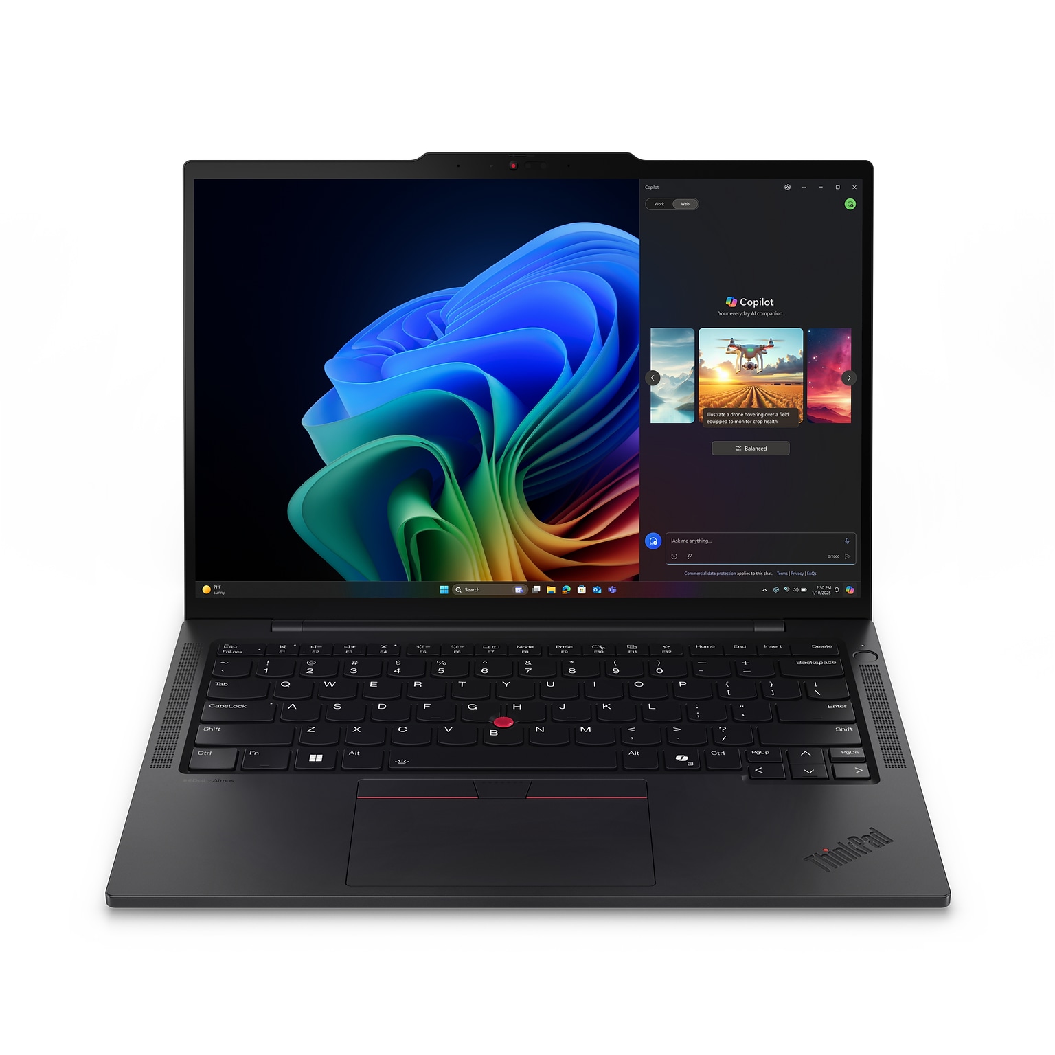 Lenovo ThinkPad T14s Gen 6 14 Laptop, Intel Core Ultra 7 255U, 16GB RAM, 1TB SSD, Windows 11 Pro (21R2S41600)