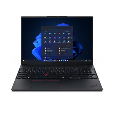Lenovo ThinkPad E16 Gen 3 16 Laptop, Intel Core Ultra 5 225U, 16GB RAM, 512GB SSD, Windows 11 Pro (21SSS78R00)