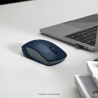 SaharaCase Navigate Series Wireless Ambidextrous Bluetooth & USB Mouse, Blue (KB66)