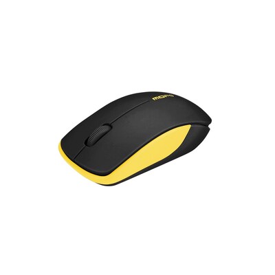 SaharaCase Navigate Series Wireless Ambidextrous Bluetooth & USB Mouse, Black/Yellow (KB64)