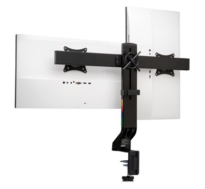 Kensington SmartFit Space-Saving Dual Monitor Arm, Up to 27 Monitor, Black (K55513WW)