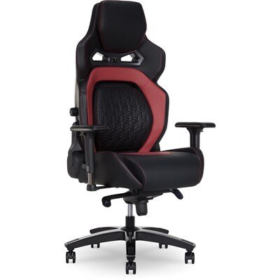 Sharper Image SGX300 Ergonomic Racing Gaming Chair, Red (52914-BLKRED)