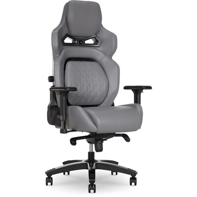 Sharper Image SGX300 Ergonomic Racing Gaming Chair, Gray/Black (52914-GRY)