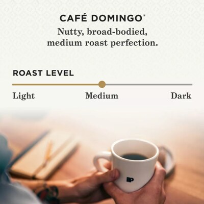 Peet's Coffee Cafe Domingo Beans Coffee, Medium Roast, 16 oz. (504873)