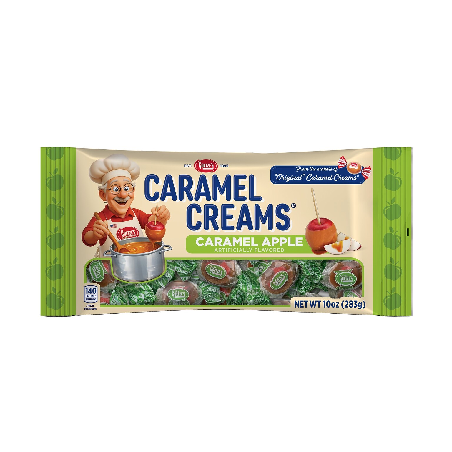 Goetzes Caramel Apple Caramel Creams, 10oz. (38129)