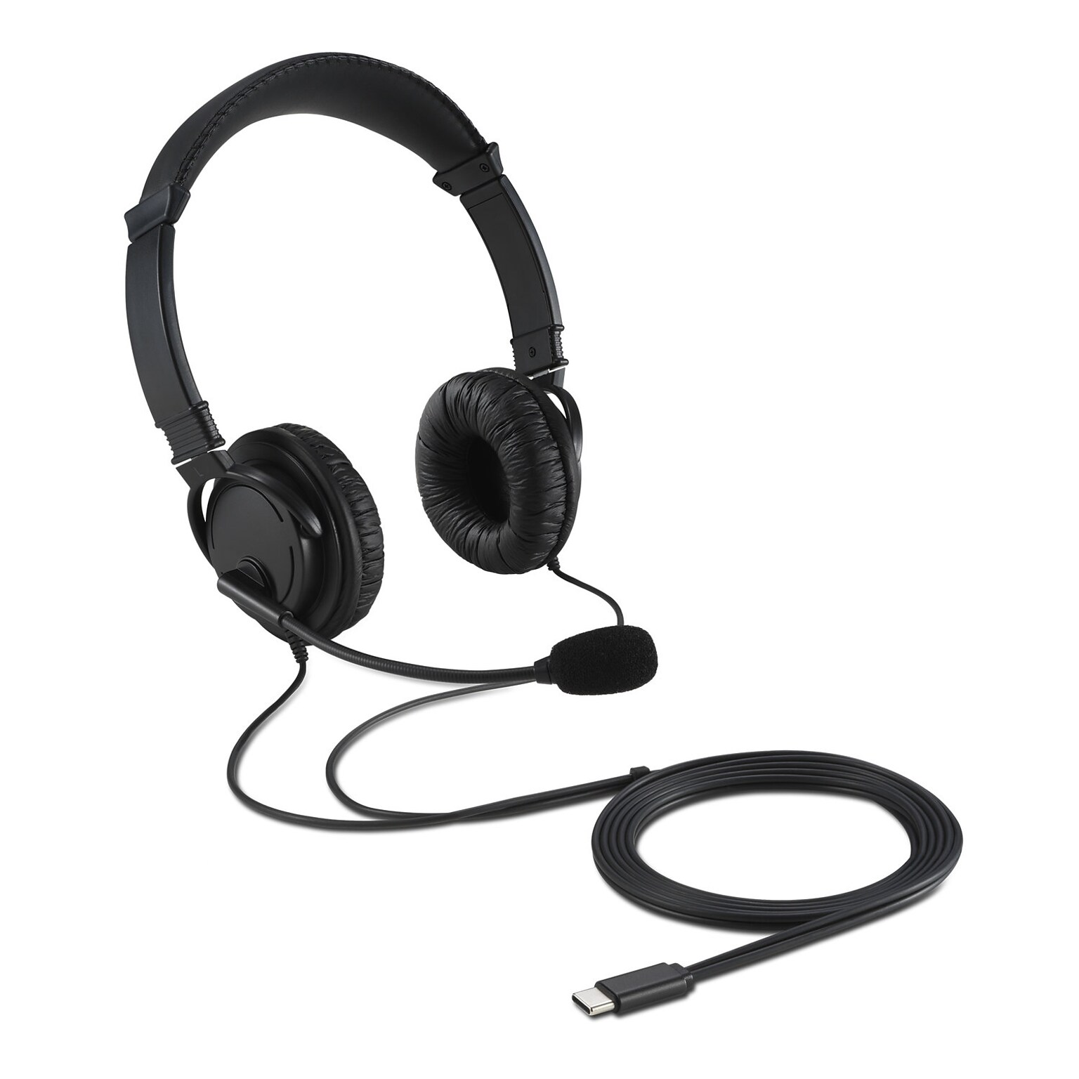 Kensington Classic USB-C Headset with Mic, Black (K97457WW)