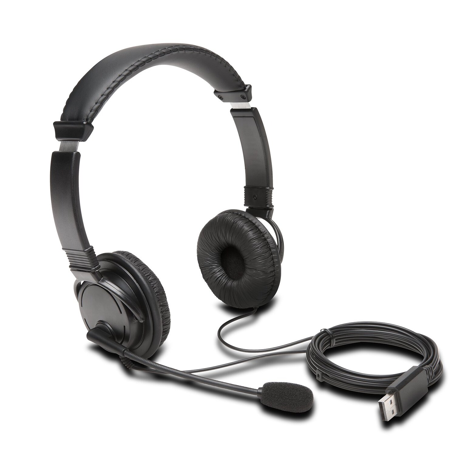 Kensington Classic USB-A Headset with Mic, Black (K97601WW)