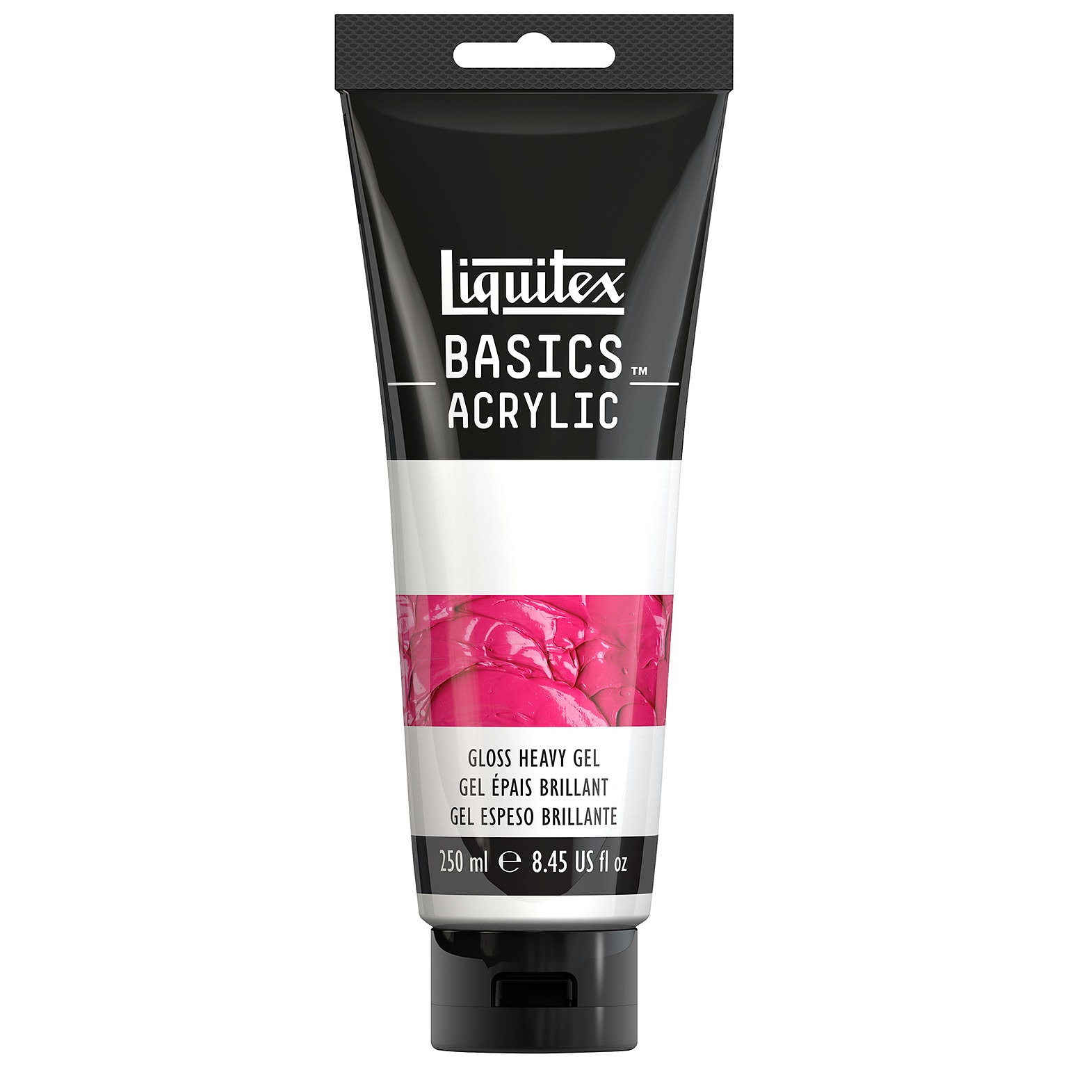 Liquitex BASICS Gloss Heavy Gel Tube, Transparent, 250 mL (LIQ1041013)