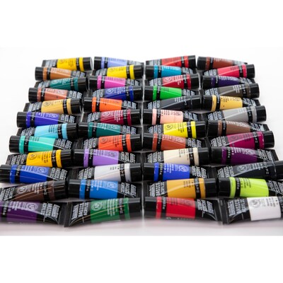 Liquitex BASICS Acrylic Paint Tubes, Assorted Colors, 22 mL, 48/Pack (LIQ101048)