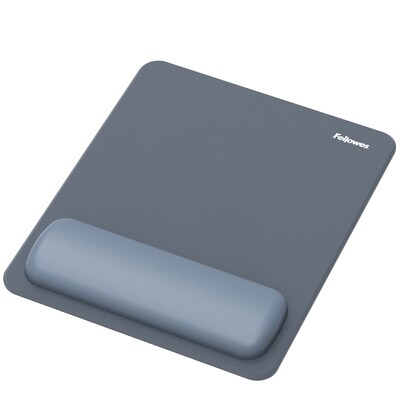 Fellowes Breyta Foam Mouse Pad/Wrist Rest Combo, Blue (100145421)