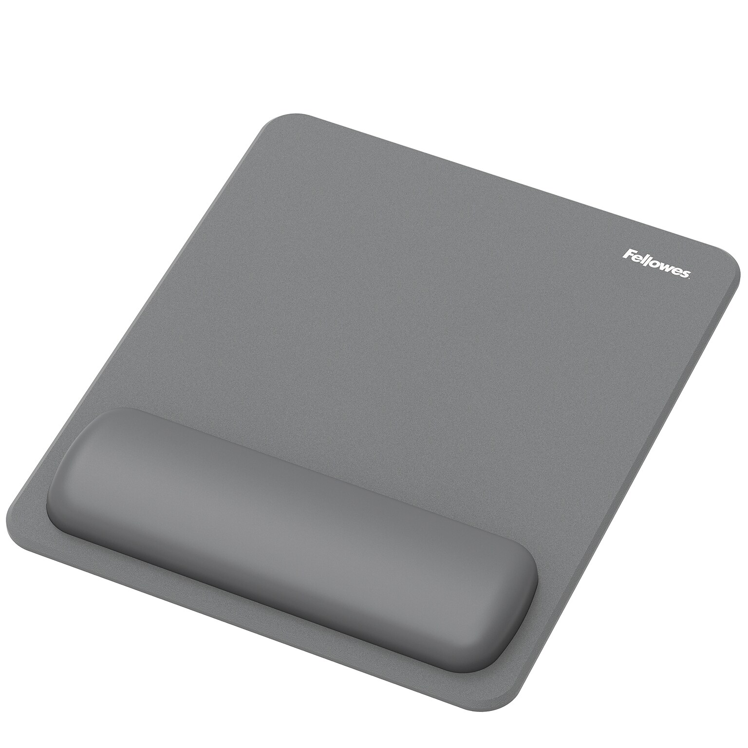 Fellowes Breyta Foam Mouse Pad/Wrist Rest Combo, Gray (100145420)
