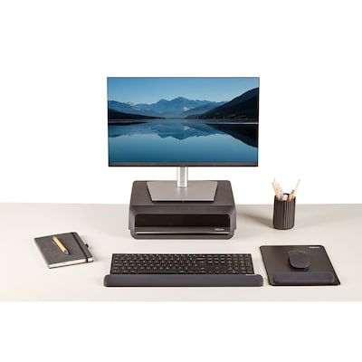 Fellowes Breyta Silicone Keyboard Wrist Rest, Black (100145415)
