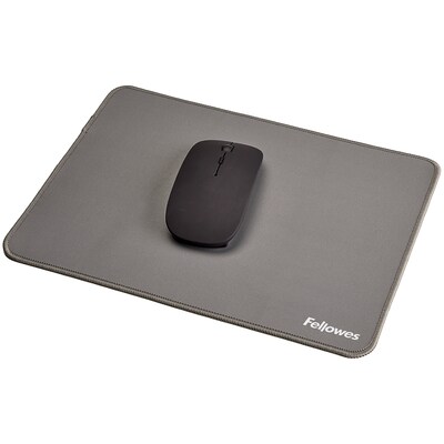 Fellowes Breyta Foam Non-Skid Non Gaming Mouse Pads, Gray (100145423)