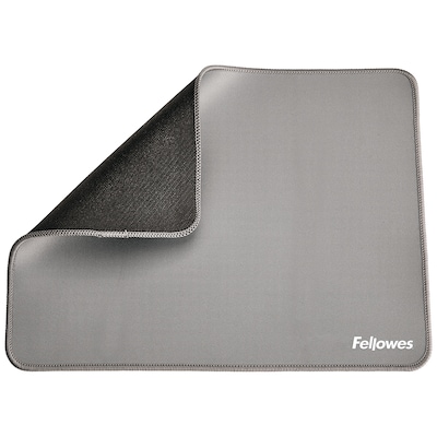 Fellowes Breyta Foam Non-Skid Non Gaming Mouse Pads, Gray (100145423)